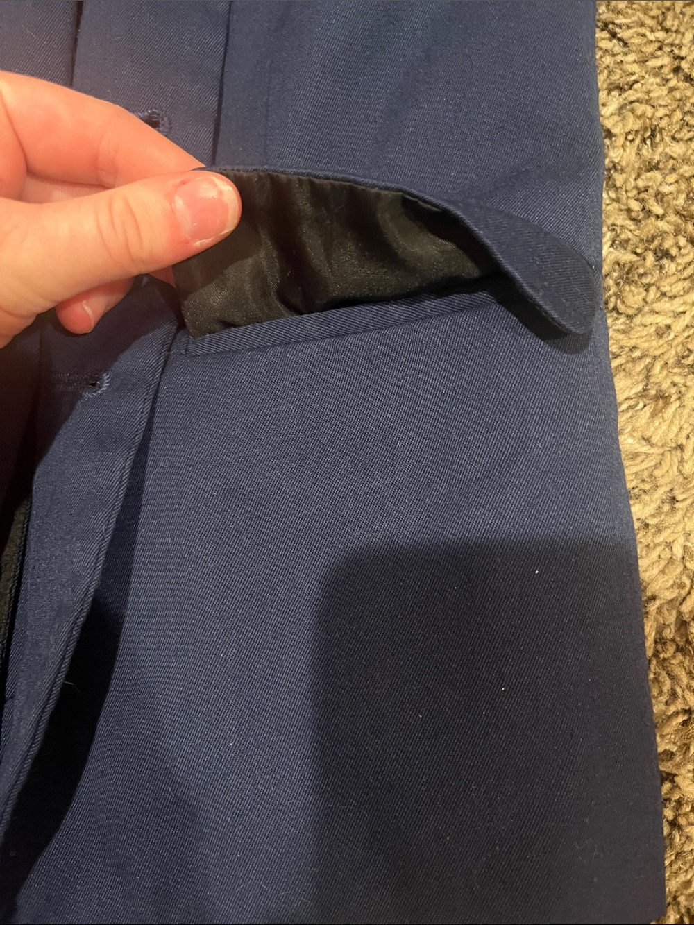 Calvin Klein Boys Navy Blue Full Suit - Picture 6 of 16